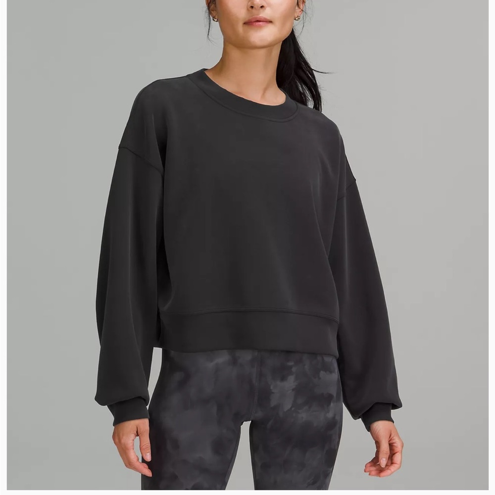 Lulu Lemon Softstreme Perfectly Oversized Cropped Crewneck